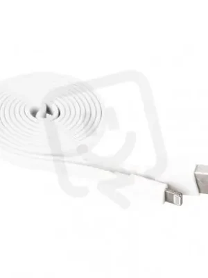 Nejprodávanější Nabíjecí a datový kabel USB-A 2.0 Lightning MFi, 1 m, bílý EMOS SM7013W