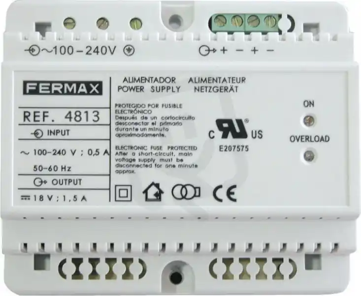 Fermax FERMAX4813 Napájecí zdroj, 12Vss/2A, 6 DIN modulů Fermax Kup Teď