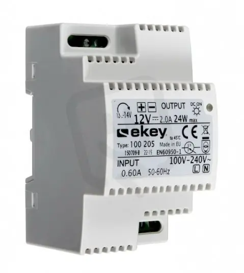 ekey biometric 100205 Zdroj ekey NT REG 230 VAC/12VDC/2,5A Ověřený