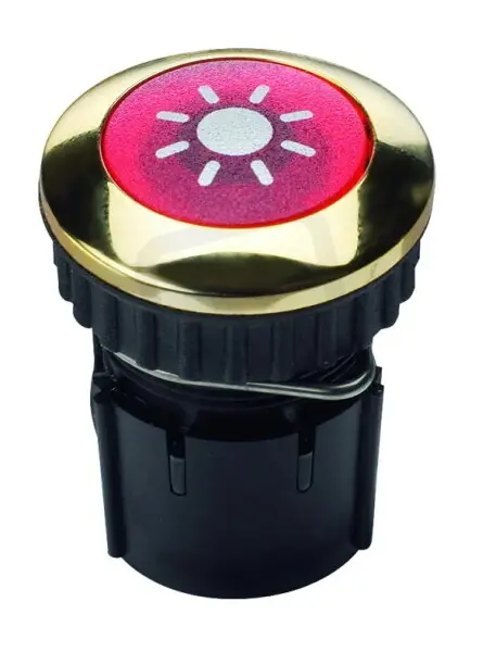 Zlevněný PROTACT 102 LED, leštěná mosaz GROTHE 63042