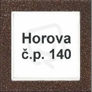 Sleva Tesla Stropkov 4FN 230 89.1 Modul popisný KARAT 4+n s podsvitem (antika měděná)