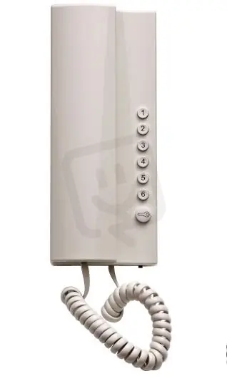 Nová Kolekce Tesla Stropkov 4FP 211 03.915 Domácí telefon 2-BUS ELEGANT - slonová kost