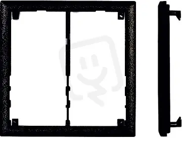 Poslední Šance Tesla Stropkov 4FF 127 15.5 Rám KARAT pro 4 modulový jmenovník (černá)