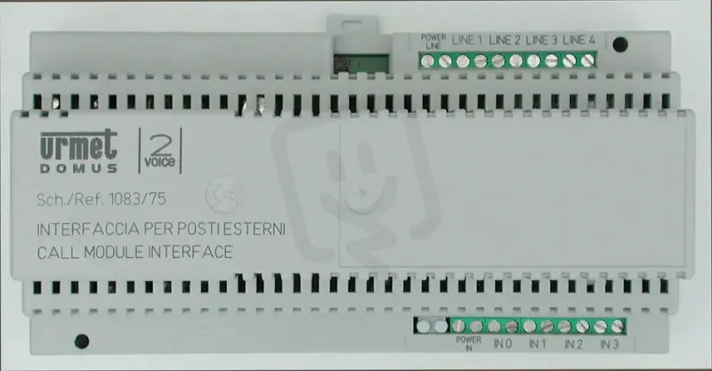 Expresní Doručení Interface pro více vstupních panelů URMET 1083/75