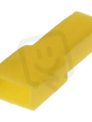 Autentický Kryt objímky jednopólový 2,8mm PE žlutá, provozní teplota do +75°C KT 28 žlutá