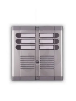 Zlevněný Tlačítkový panel pro hlasovou jednotku, 6 tlačítek, 2 sloupce URMET 925/206