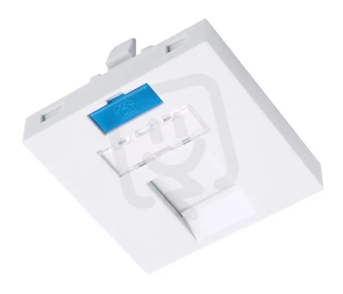 Bezpečná Platba Modul French style 45x45mm pro 1 keystone přímý bílý SOLARIX 23100202
