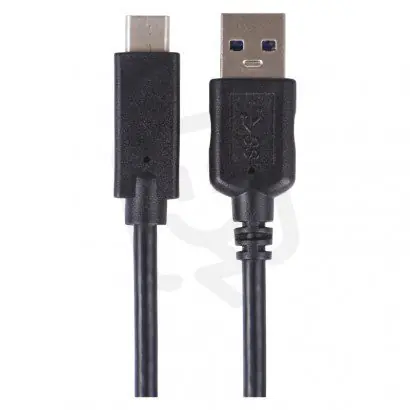 Rychlonabíjecí a datový kabel USB-A 3.0 USB-C 3.1, Quick Charge, 1 m, černý Nejlepší Cena