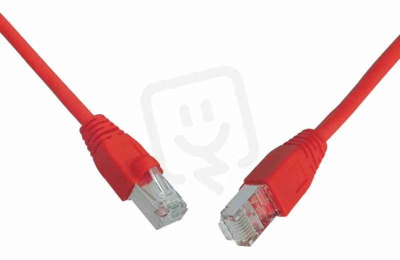 Odeslání Ihned Patch kabel CAT5E SFTP PVC 0,5m červený snag-proof SOLARIX 28460059