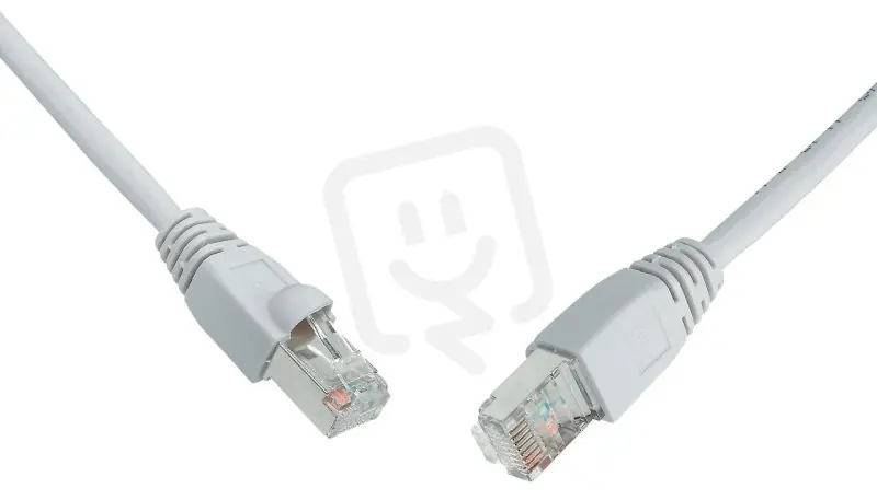 Výprodej Patch kabel CAT5E SFTP PVC 10m šedý snag-proof SOLARIX 28321009