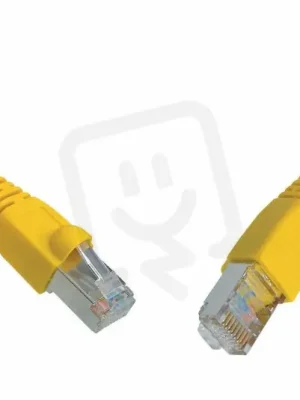Cenově Výhodný Patch kabel CAT5E SFTP PVC 10m žlutý snag-proof SOLARIX 28441009