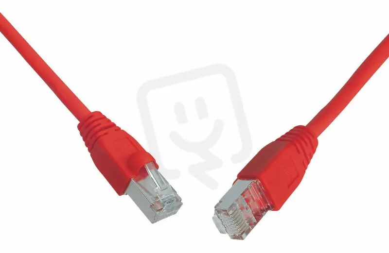 Výhodná Nabídka Patch kabel CAT6 SFTP PVC 2m červený snag-proof SOLARIX 28760209