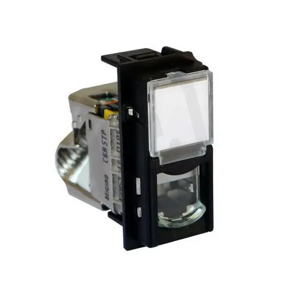 Akční Nabídka LIVING NOW DATOVÁ ZÁSUVKA RJ45 CAT6A STP BEZNÁSTROJOVÁ 1 MODUL ČERNÁ LEGRAND