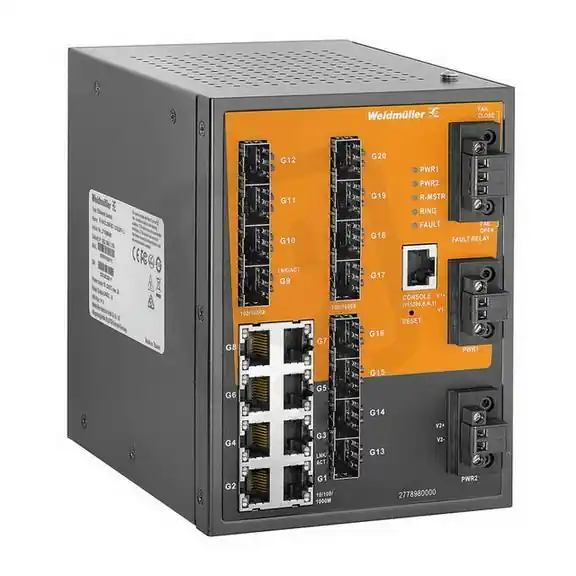 Síťový spínač IE-SW-SL20M-8GT-12GESFP-LV WEIDMÜLLER 2778980000 Bezpečná Platba