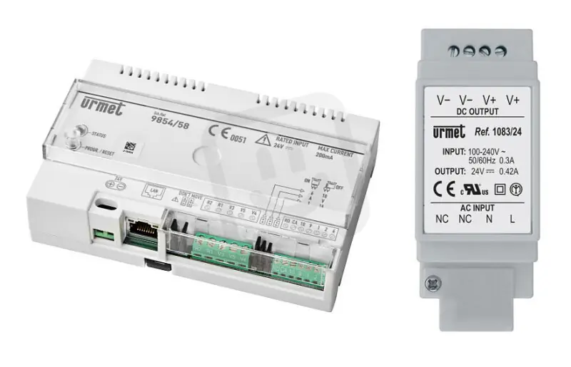 Modul pro přesměrování hovorů pro analogové systémy (4+n, koax) URMET 9854/58 Přímo Od Výrobce