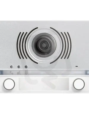 Levný Kryt audio/video modulu se 2 tlačítky (1 jmenovka), DDA, bílý URMET 1168/142W