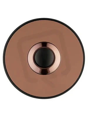Finální Výprodej Tlačítko Piccolo Cerchio, bronz-černá, IP44, kulaté GROTHE 64195