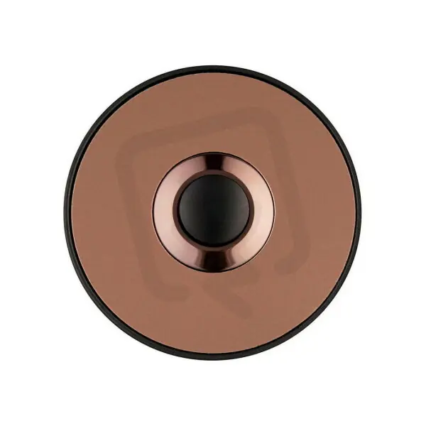 Finální Výprodej Tlačítko Piccolo Cerchio, bronz-černá, IP44, kulaté GROTHE 64195