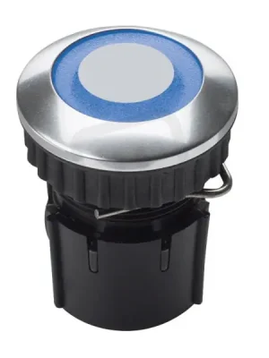 Časově Omezené PROTACT 220 LED (IP54), matná nerez ocel (modrá) GROTHE 63232