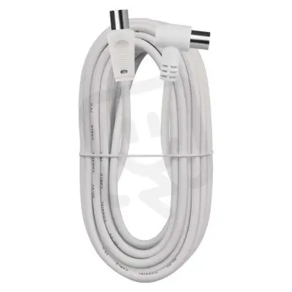 Originální Anténní koaxiální kabel stíněný 10m úhlová vidlice EMOS S31010