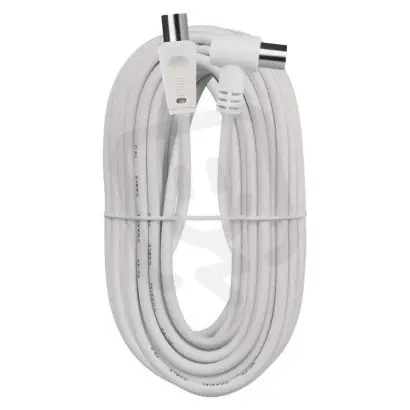 Anténní koaxiální kabel stíněný 15m úhlová vidlice EMOS S31510 Autentický