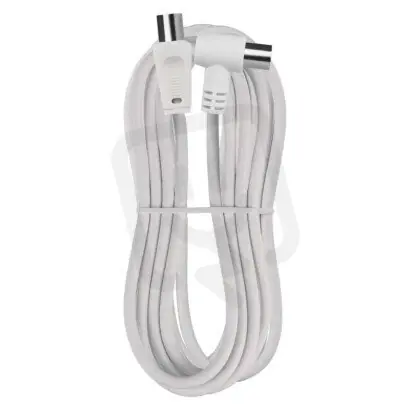 Anténní koaxiální kabel stíněný 3,5m úhlová vidlice EMOS S30310 Novinka