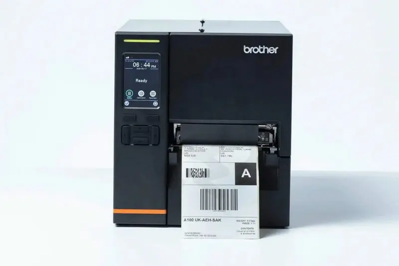 BROTHER TJ-4121TN průmyslová termální tiskárna štítků 300 dpi max šířka 105 7mm Kup Teď