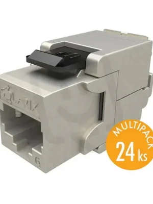 Keystone Solarix CAT6 STP RJ45 černý sam SOLARIX 25286812 Cenový Hit