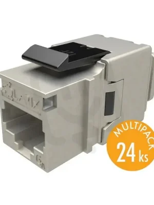 Nejprodávanější Keystone CAT6A STP RJ45 černý pro kleště SXKJ-NA-BU (balení 24 kusů)