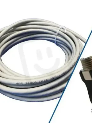 Novinka Patchkabel 2xRJ45 STP Cat.8, šedý, 15m