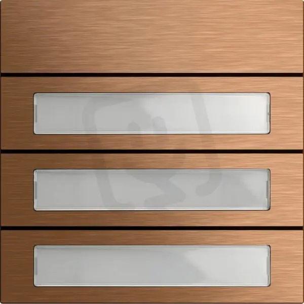 Levný Modul volacího tlačítka 3x System 106 bronz GIRA 5533921