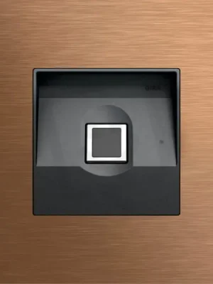 Zlevněný mod.otisků prstů Keyless In System 106 bronz GIRA 5551921