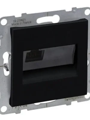 LEGRAND SUNO ČERNÁ DATOVÁ ZÁSUVKA JEDNODUCHÁ 1X RJ45 CAT.6A UTP NESTÍNĚNNÁ LCS3 Cenová Bomba