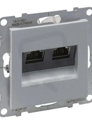 LEGRAND SUNO HLINÍK DATOVÁ ZÁSUVKA DVOJITÁ 2X RJ45 CAT.6, STP STÍNĚNNÁ, LCS3 Tovární Cena
