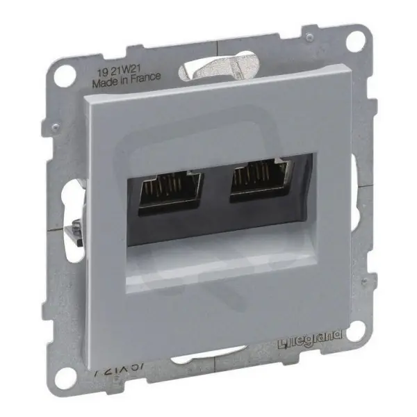 LEGRAND SUNO HLINÍK DATOVÁ ZÁSUVKA DVOJITÁ 2X RJ45 CAT.6, STP STÍNĚNNÁ, LCS3 Tovární Cena