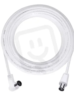 Anténní koaxiální kabel COAX kombinované konektory 10m sáček SOLIGHT SSN12X0E Finální Výprodej
