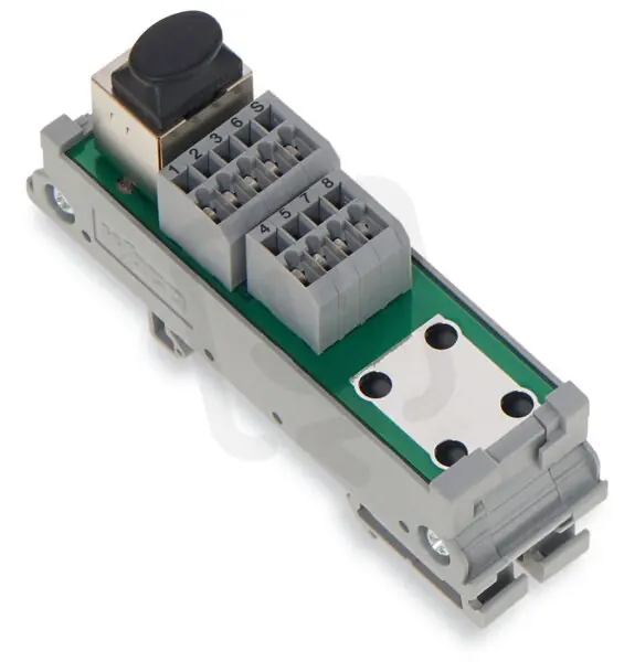 Autentický propojovací modul RJ-45 Svorky na desky plošných spojů, 2řadé WAGO 289-175