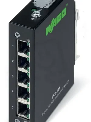 Jen Po Omezenou Doba Průmyslový switch ECO 5 portů 100Base-TX černá WAGO 852-111