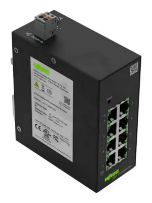 Speciální Cena Průmyslový switch ECO, 8 portů 100Base-TX, Černá WAGO 852-112/000-001