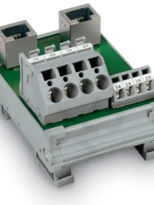 propojovací modul 2x RJ-45 Svorky na desky plošných spojů, 2řadé WAGO 289-965 Cenově Výhodný