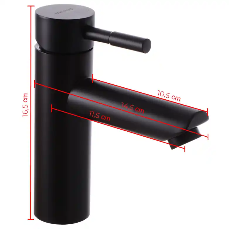 Odeslání Ihned Umyvadlová baterie, SUS-001-A BLACK, černá SUS-001-A BLACK