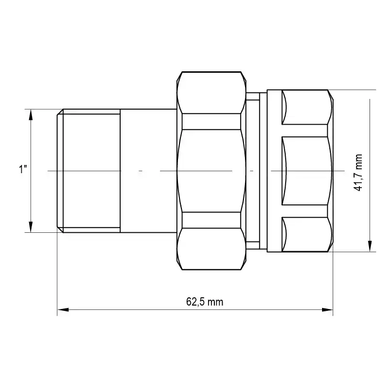 Jen Po Omezenou Doba Šroubení, přímé, KR.341 1" KR.341 1"