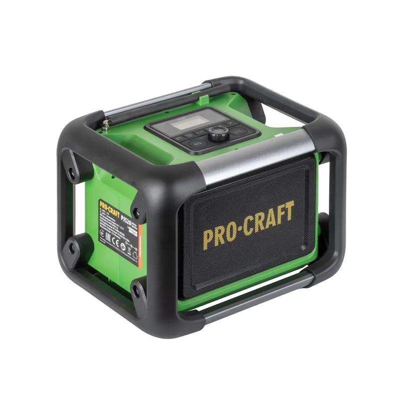 Nakupujte Hned Aku rádio Procraft PJS20 DAB+, FM, Bluetooth 5.3, 80W (bez baterie a nabíječky) PJS20bb