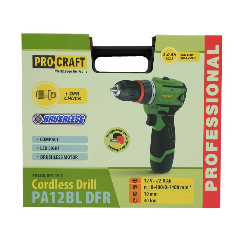 Aku šroubovák Procraft PA12BL DFR PA12BL DFR Horká Nabídka