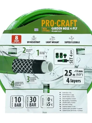 Akce Zelená zahradní hadicí Procraft PR-4GH1325F PR-4GH1325F