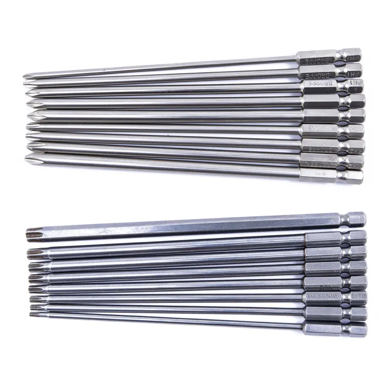 Set 17ks bitů křížových PH a torx bitů - 150mm 1/4" HEX Autentický