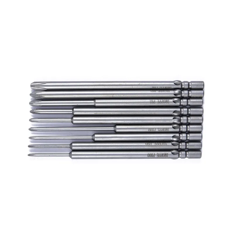 Expresní Doručení Set 9ks bitů HIOS H4(∅4) křížové bity PH2, PH1, PH0, PH00 - 80mm
