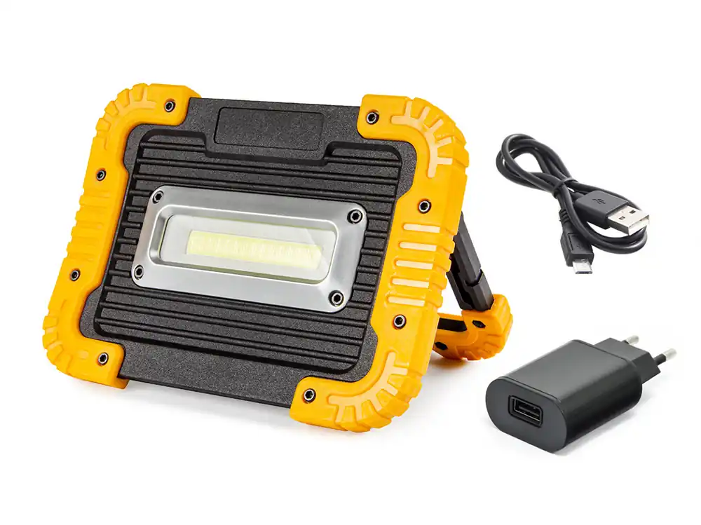 Přenosný pracovní LED reflektor 750L 10W s powerbankou Výhodná Nabídka