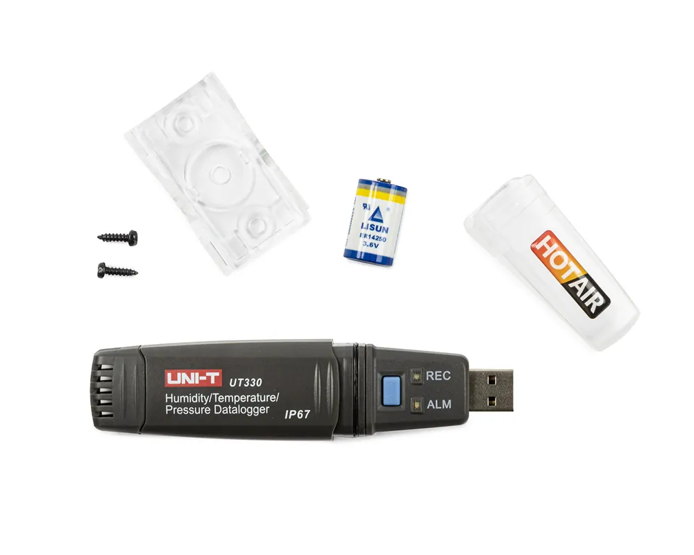 Akce Datalogger UNI-T UT330B pro měření teploty a vlhkosti s USB a IP67