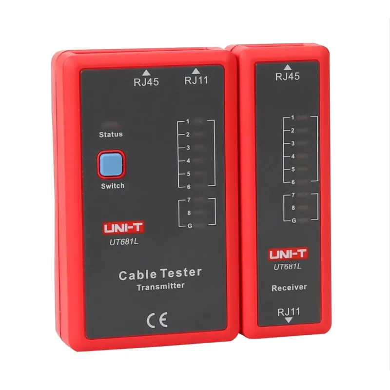 Bezpečná Platba Tester kabelu UNI-T UT681L (RJ45, RJ11)